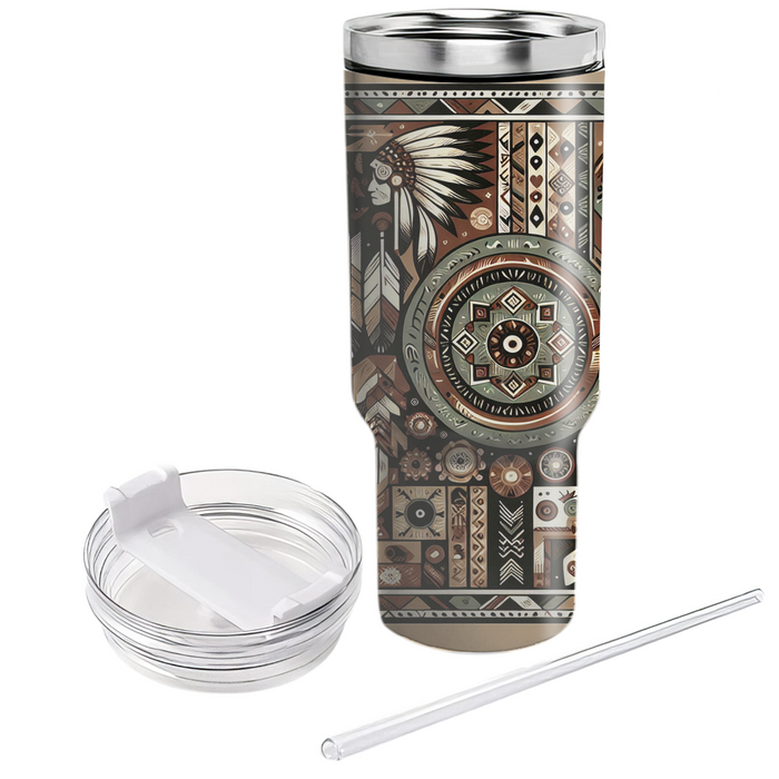 Timeless Wisdom - Indigenous Peoples Day  Custom Tumblers