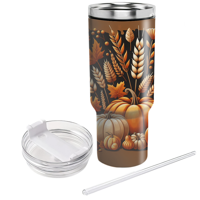 Autumn Harvest Abundance  Custom Tumblers