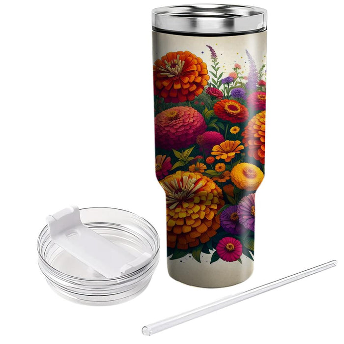 Vibrant Garden Bloom  Tumblers For Gifts