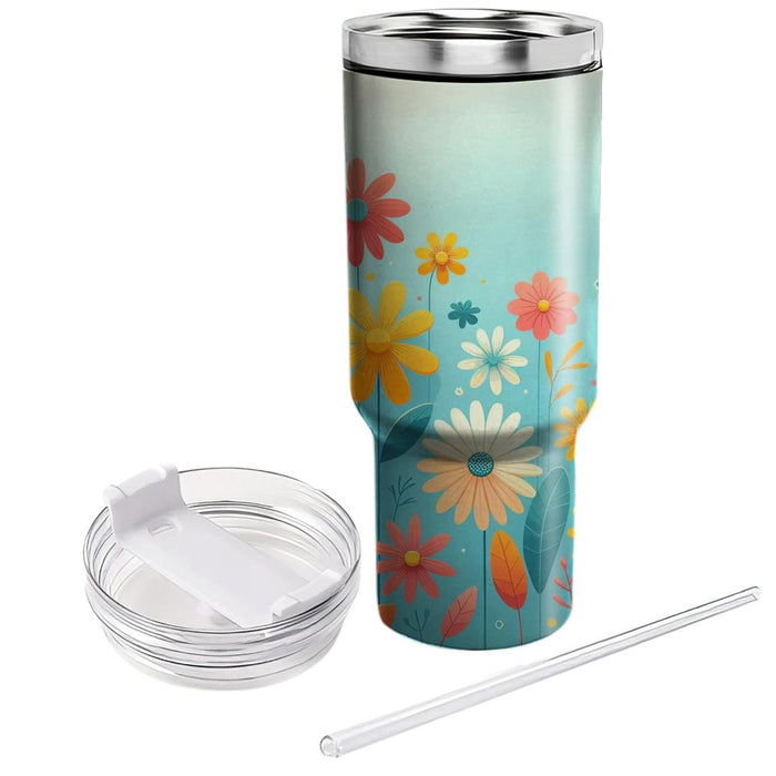 Blooming Sunshine  Unique Tumblers