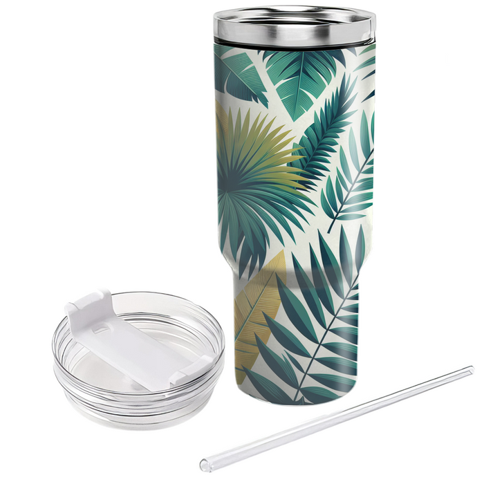 Tropical Palm Pattern  Custom Tumblers