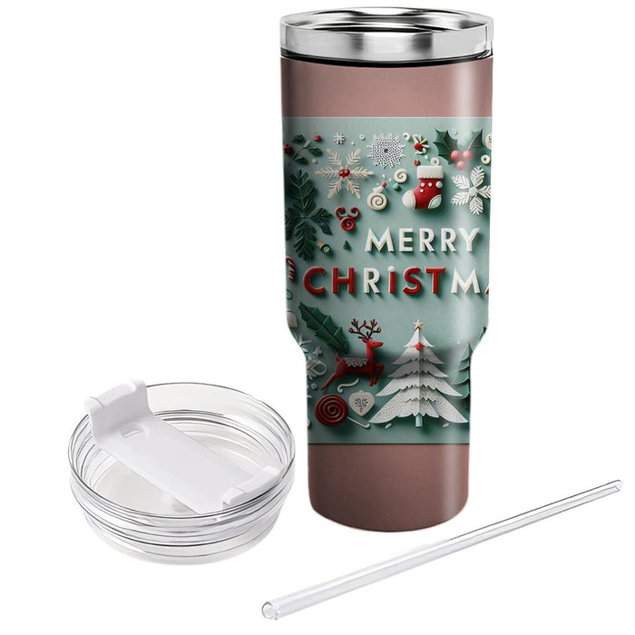 Whimsical Winter - Christmas Fantasy  Decorative Tumblers