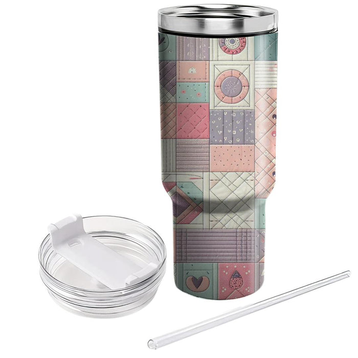 Nostalgic Patchwork  Unique Tumblers