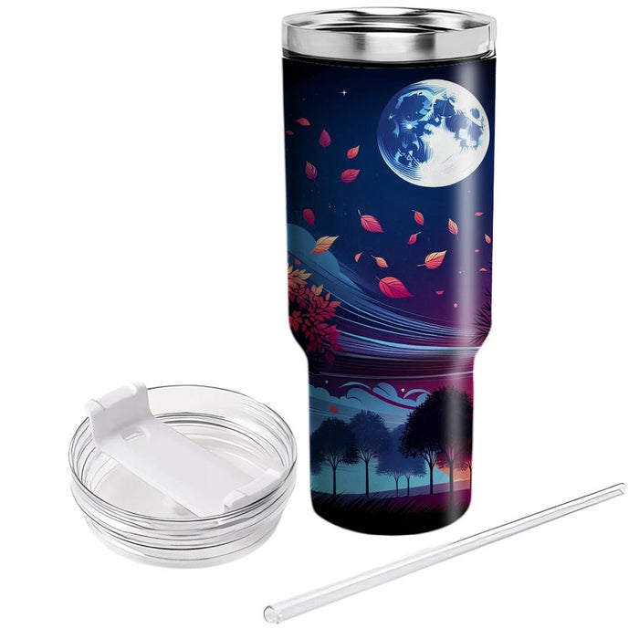 Autumn Moonlit Evening  Tumblers For Gifts