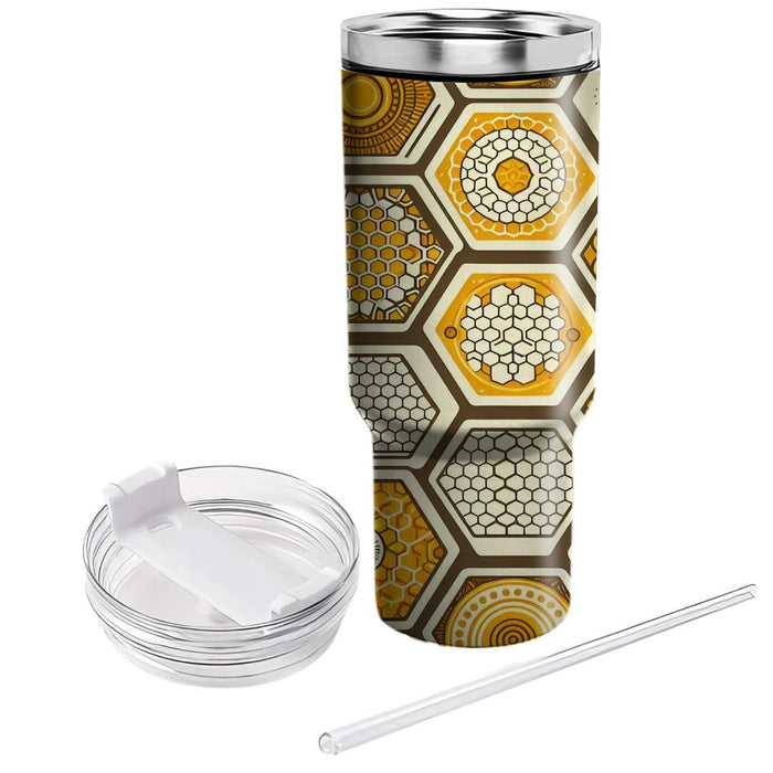 Honeycomb Harmony  Travel Tumblers