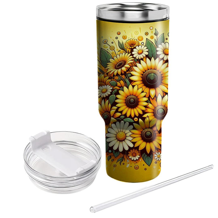 Sunshine Blossom  Tumbler Cups