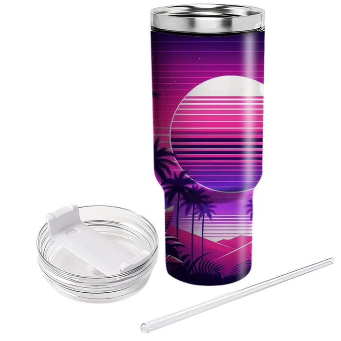 Synthwave Paradise  Tumblers For Gifts