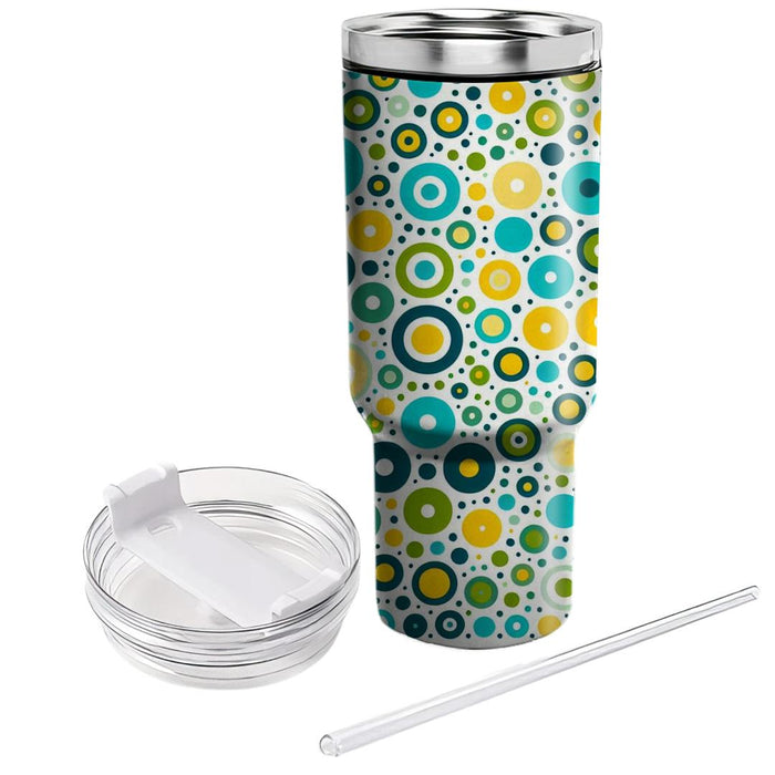 Whimsical Dot Matrix  Unique Tumblers