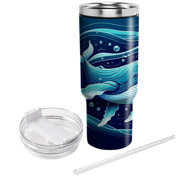 Gentle Whale Song  Custom Tumblers