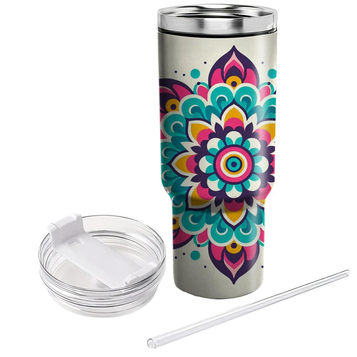 Vibrant Mandala Harmony  Decorative Tumblers