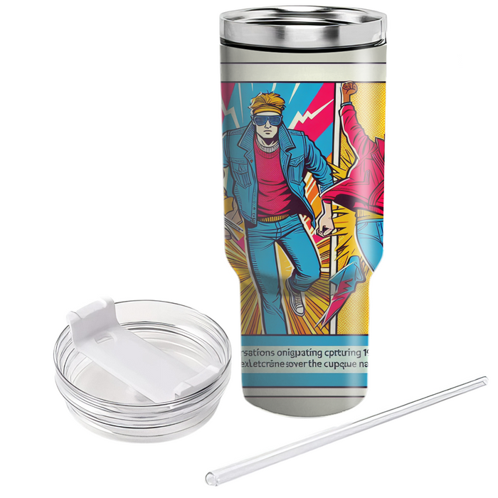 Retro Graphic Novel  Tumbler Cups