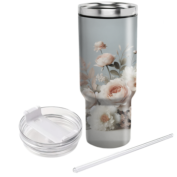 Timeless Floral Romance  Travel Tumblers