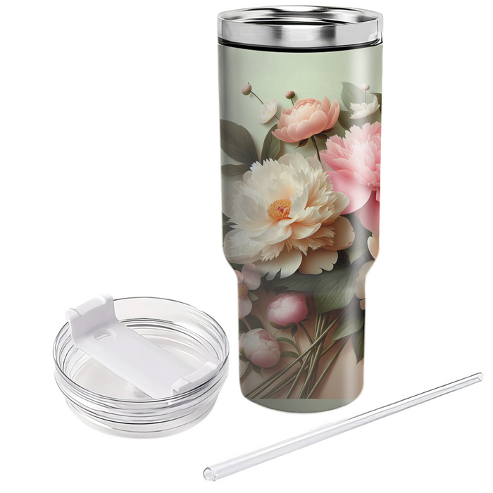 Peony Perfection  Custom Tumblers