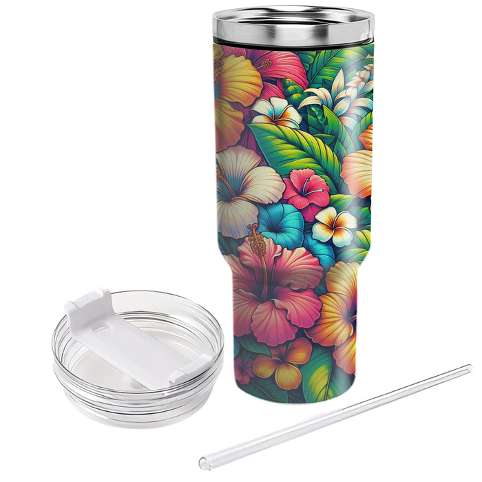 Tropical Paradise Blooms  Insulated Tumblers