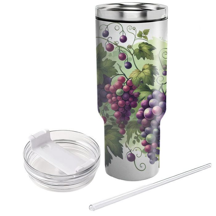 Whimsical Grape Vines  Custom Tumblers