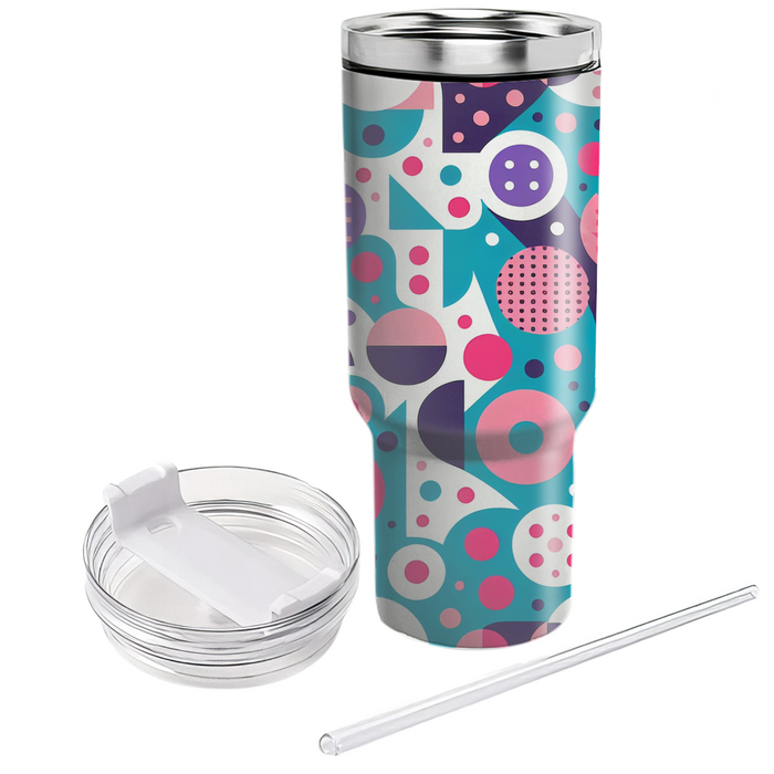 Whimsical Polka Dot  Insulated Tumblers