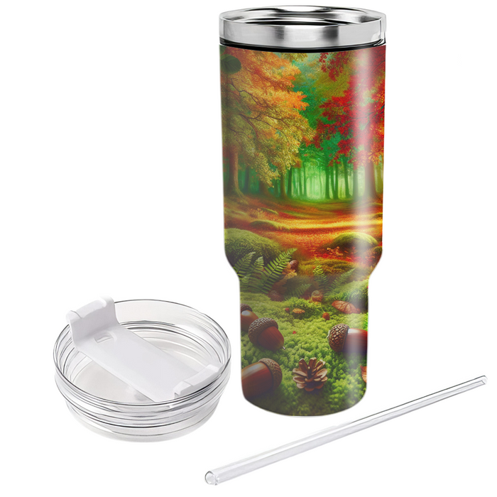 Autumn Forest Trails  Personalized Tumblers