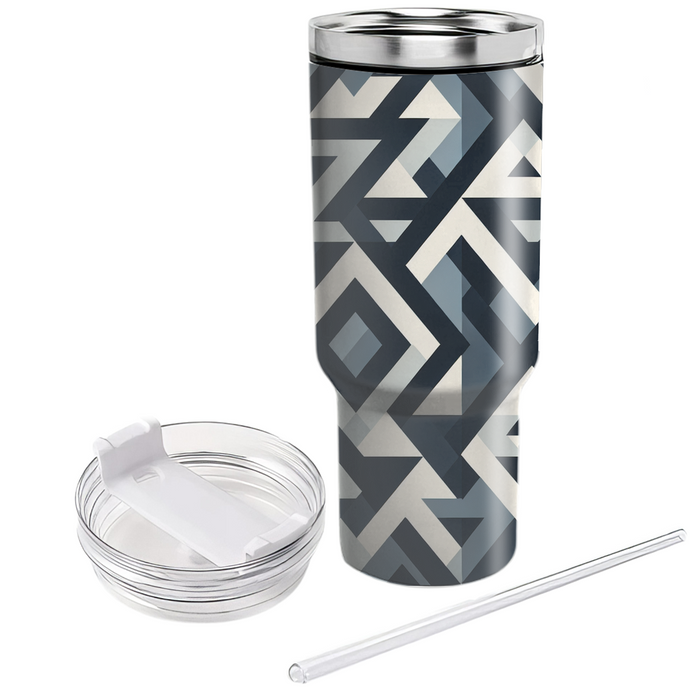 Sleek Modern Triangle  Decorative Tumblers