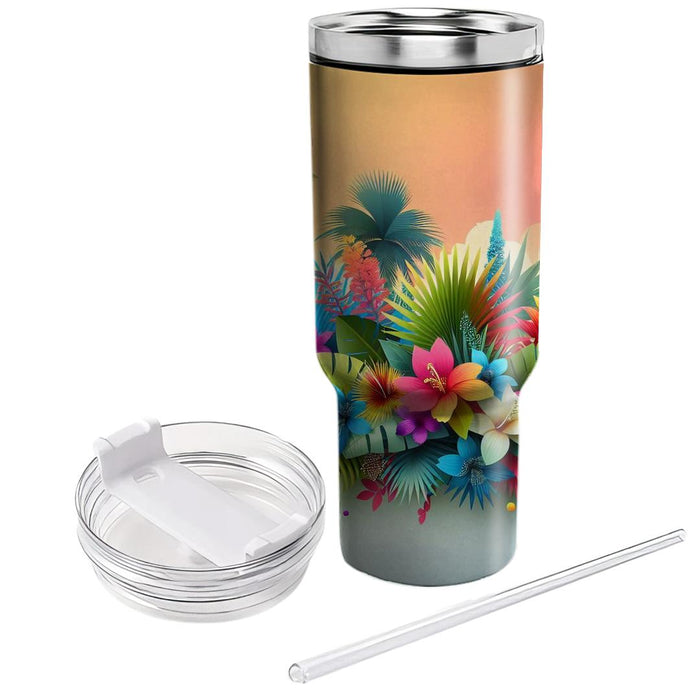 Sunkissed Tropics  Unique Tumblers