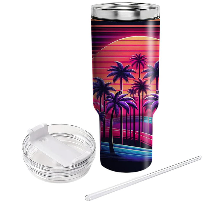 Retro Neon Palms  Tumblers For Gifts