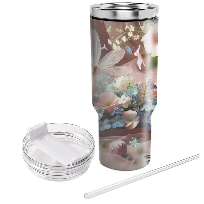 Whimsical Fairy Garden  Travel Tumblers