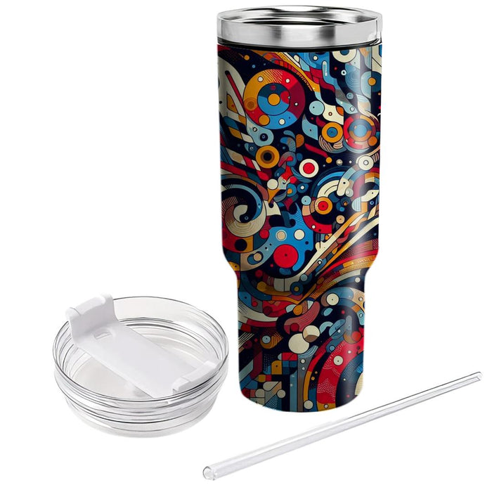 Abstract Art Explosion  Decorative Tumblers