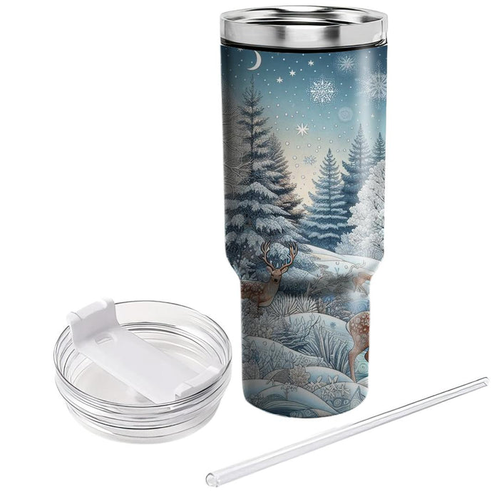 Winter Woodland Escape  Custom Tumblers