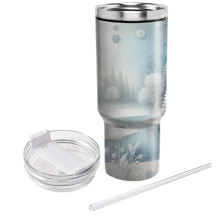 Winter Serene Forest  Custom Tumblers