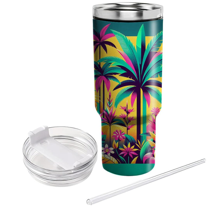 Tropical Synth  Insulated Tumblers