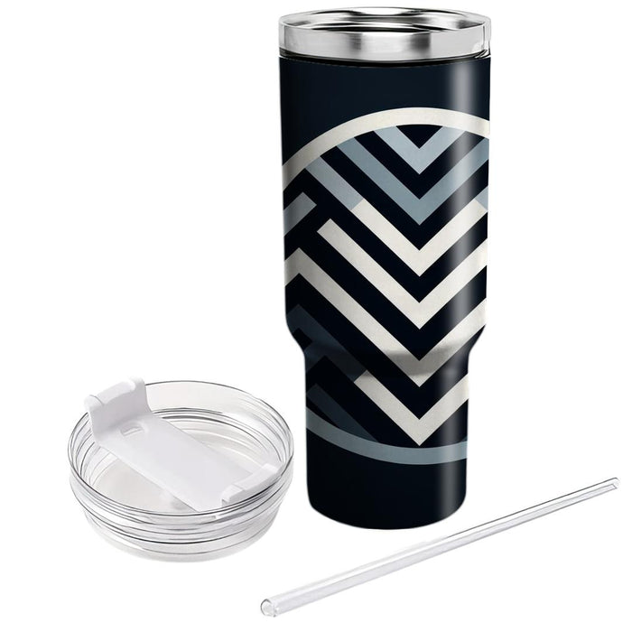 Sleek Chevron Pattern  Custom Tumblers