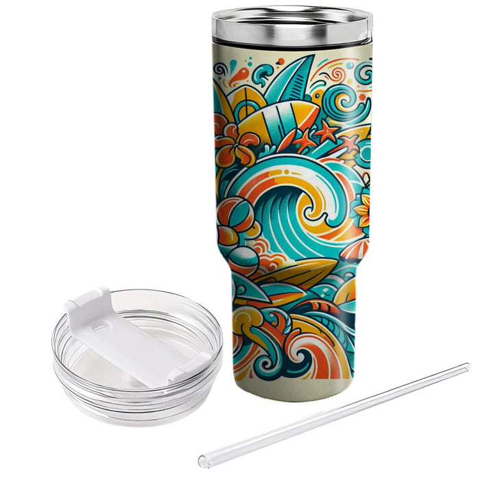 Waves Of Harmony - Surf Festival  Tumblers For Gifts