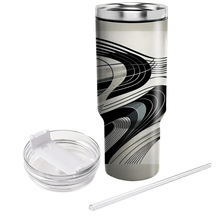 Sleek Linear Pattern  Custom Tumblers