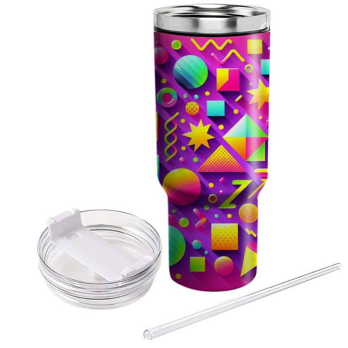 Bright Neon Shapes  Tumblers For Gifts