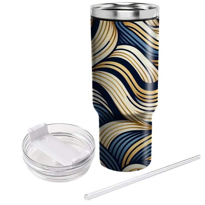 Timeless Chevron Wave  Custom Tumblers