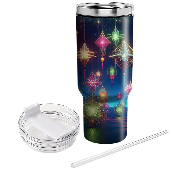 Galactic Lantern Festival - A Cosmic Celebration  Tumbler Cups