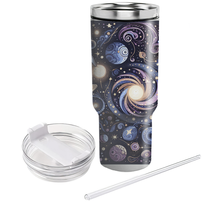 Retro Galactic Patterns  Custom Tumblers