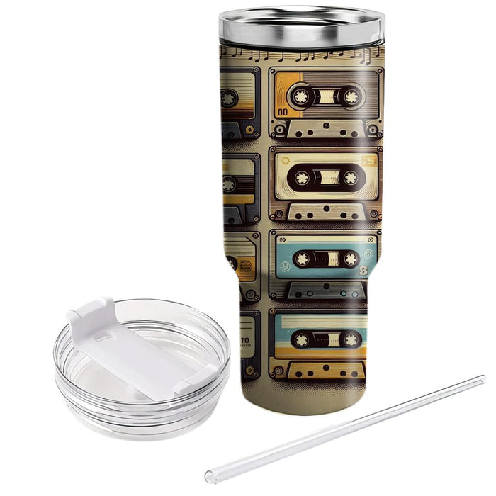 Vintage Cassette Mixtape  Custom Tumblers