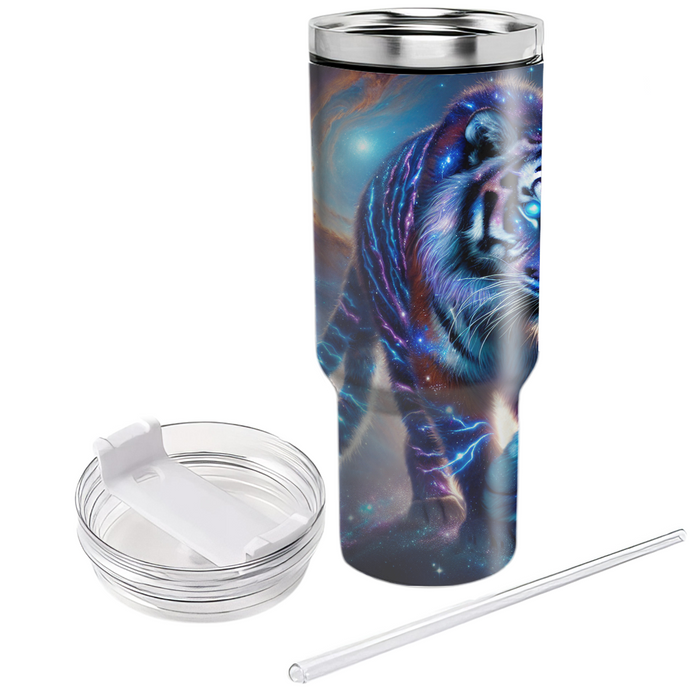 Galactic Tiger Streak  Tumblers With Lids