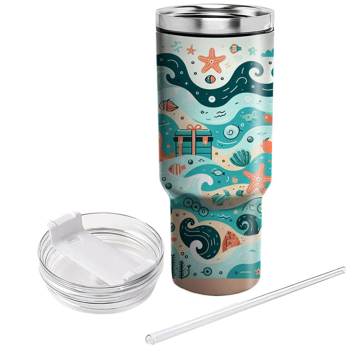 Whimsical Ocean Adventure  Tumbler Cups