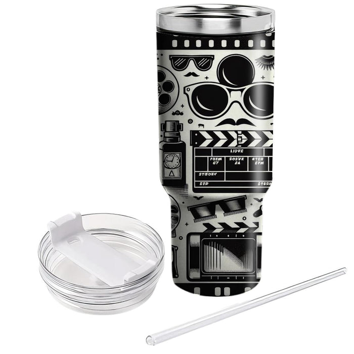 Vintage Film Strip  Tumbler Cups