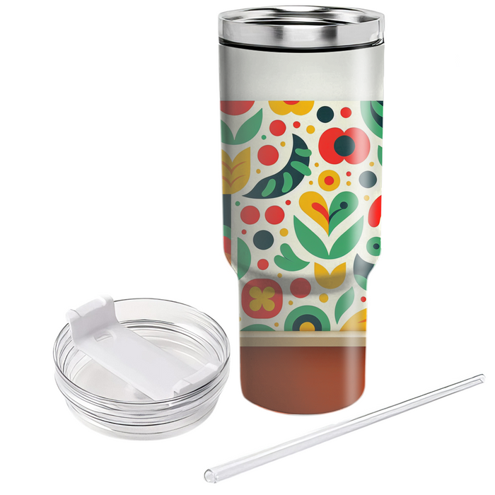 Retro Polka Dot Delight  Tumblers For Gifts