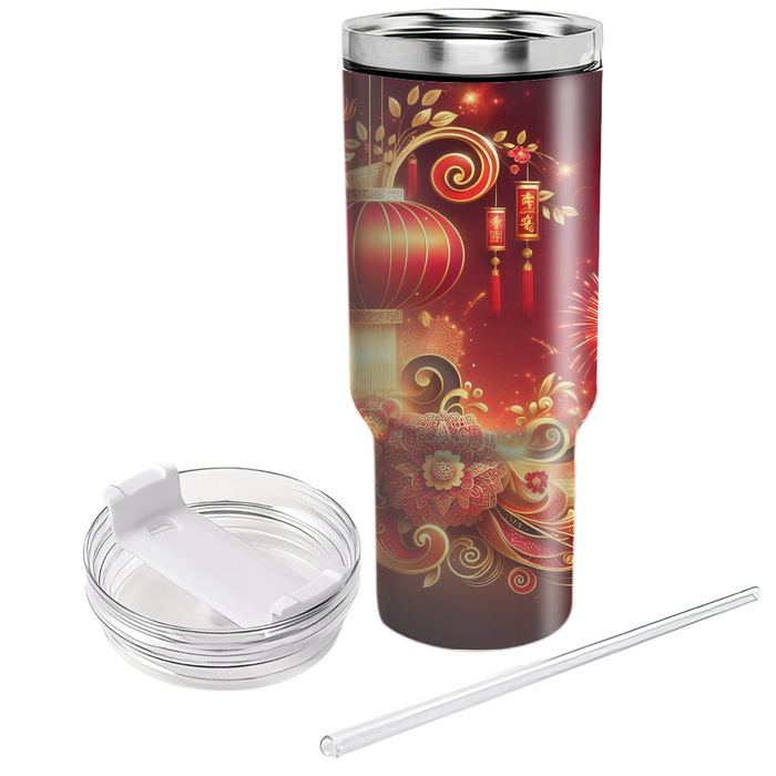 Starlight Serenade - Lunar New Year  Decorative Tumblers