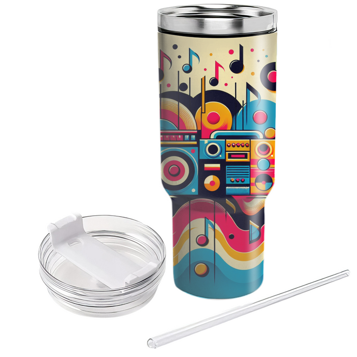 Boombox Groove  Tumbler Cups