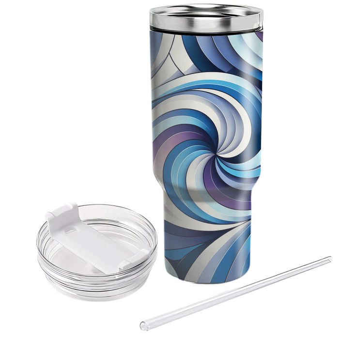 Artistic Spiral Flow  Insulated Tumblers