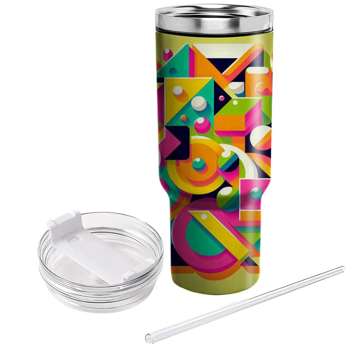 Geometric Fun  Personalized Tumblers