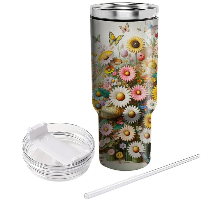 Whimsical Garden Bliss  Decorative Tumblers