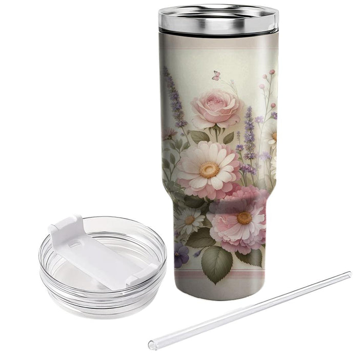 Timeless Floral Whimsy  Unique Tumblers