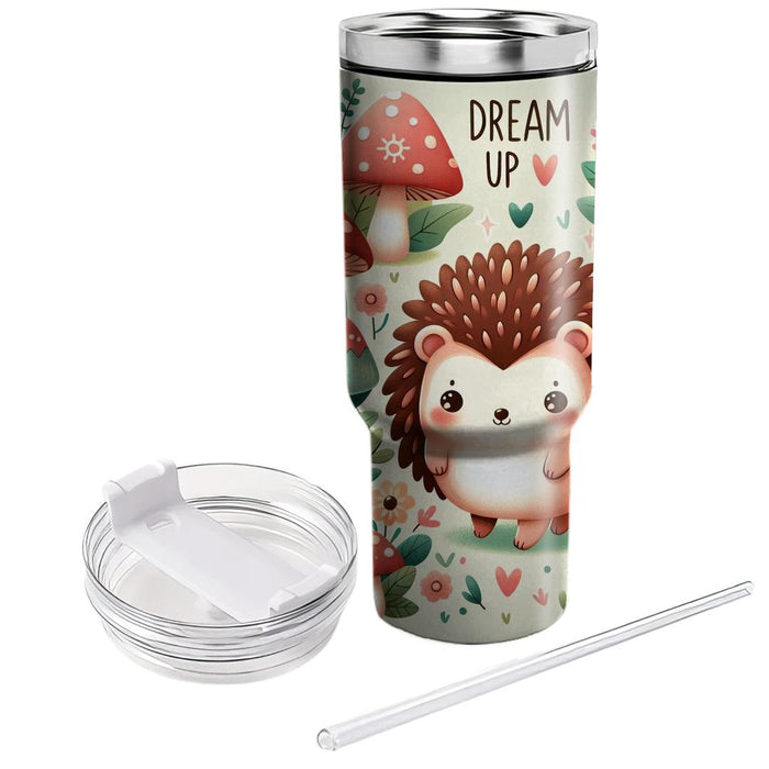 Whimsical Hedgehog Forest  Custom Tumblers