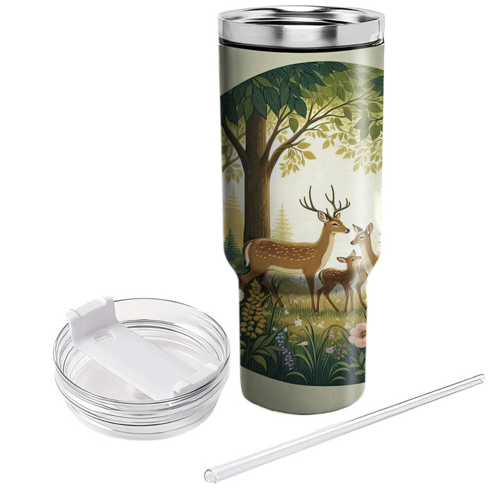 Gentle Deer Family  Tumbler Cups