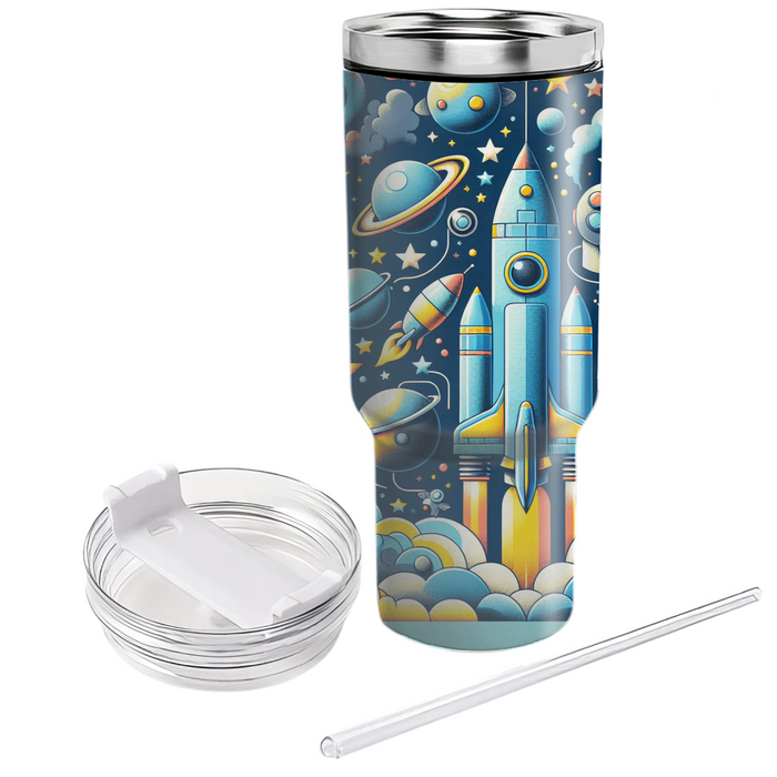 Retro Space Age Designs Travel Tumblers